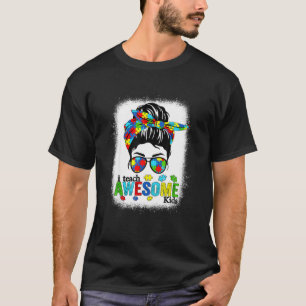 Camiseta Ensino Crianças Incríveis Autismo Sensibilização M