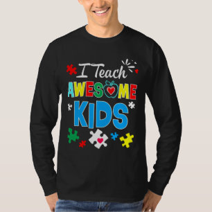 Camiseta Ensino Crianças Incríveis Autismo Sensibilização P