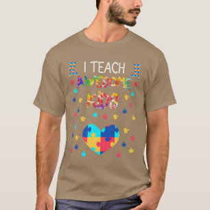 Camiseta Ensino Crianças Incríveis Autismo Sensibilização P