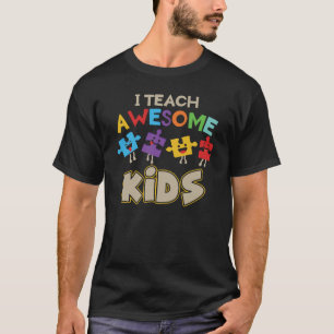 Camiseta Ensino Crianças Incríveis Autismo Teto Especial de