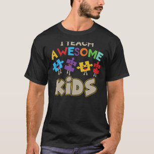 Camiseta Ensino Crianças Incríveis Autismo Teto Especial de