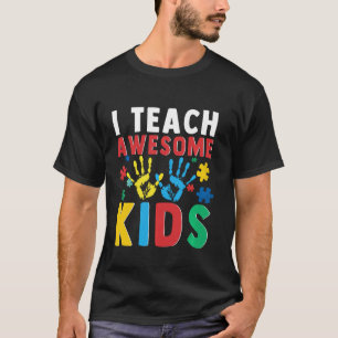 Camiseta Ensino Crianças Incríveis Para Professores De Cria