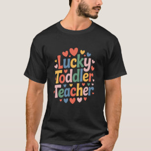 Camiseta Ensino de Creche e Jardim de Infância, Lucky Toddl