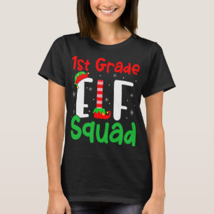 Camiseta Ensino de Crianças de Natal Engraçado no Quadrado