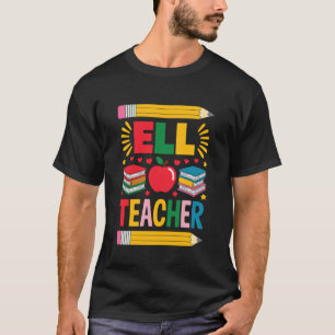 Camiseta Ensino de ENL e Professor de Língua Inglesa, Profe