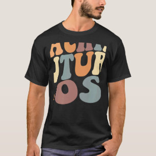 Camiseta Ensino de futuros artistas retrô-docentes Bos