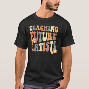 Camiseta Ensino De Futuros Artistas Retrô Estudantes De Pro
