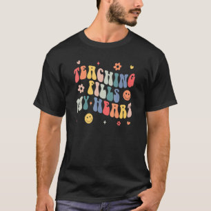 Camiseta Ensino De Groovy Enche Minha Vida De Professor De
