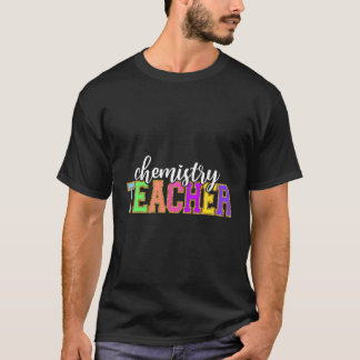 Camiseta Ensino de Química Professor Encantador Funny Back 