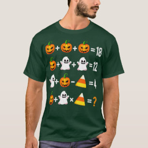 Camiseta Ensino do Dia das Bruxas na Ordem de Operações