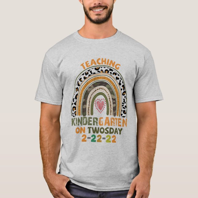 Camiseta Ensino Do Jardim De Infância No Twiter (Frente)