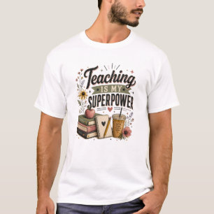 Camiseta Ensino É Meu Superpoder Professor