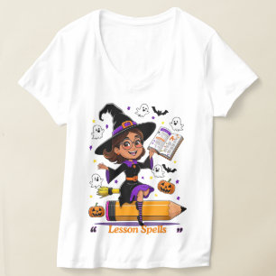 Camiseta Ensino é um Grito Total – Professor de Halloween D