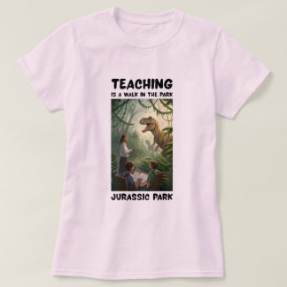 Camiseta Ensino é um Passeio no Parque... Jurassic Park 🦖�