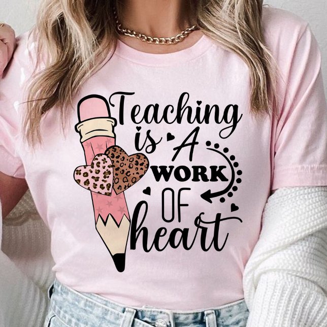 Camiseta Ensino é um Trabalho de Apreciação dos Professores (teaching is a work of heart shirt, teacher gift, teacher)