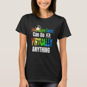 Camiseta Ensino Especial Aprendizagem Remota Superior Para