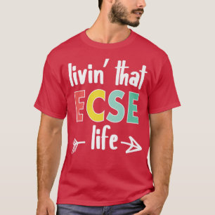 Camiseta Ensino Especial da Primeira Infância ECSE