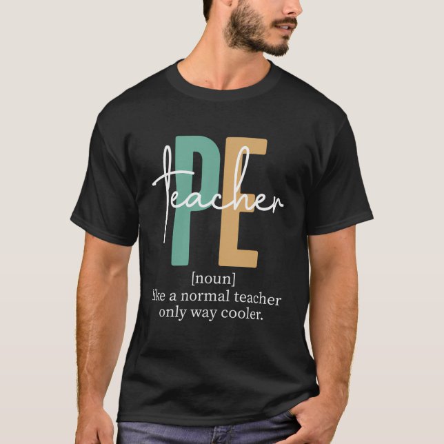 Camiseta Ensino Físico Definição De Professores Para Mulher (Frente)