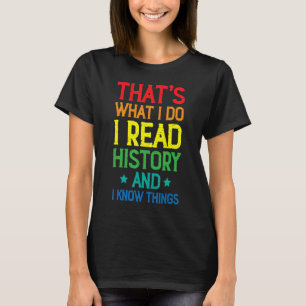Camiseta Ensino História E Sei Coisas Professora De Históri