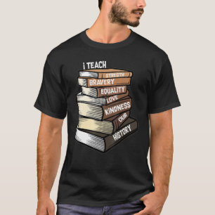Camiseta Ensino Igualdade de Amor Fortalecer Nossa História