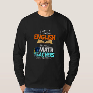 Camiseta Ensino Inglês Porque Professores De Matemática Pre