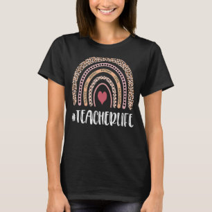 Camiseta Ensino Inspire Amor Lápis Flor-Leopardo L
