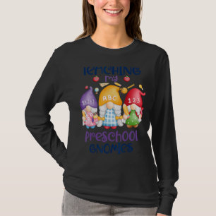 Camiseta Ensino meus nômadas pré-escolares Ensina Três Gnom