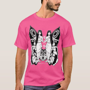 Camiseta Ensino Mutante Engraçado Shobijin Mothra Fairy Kai