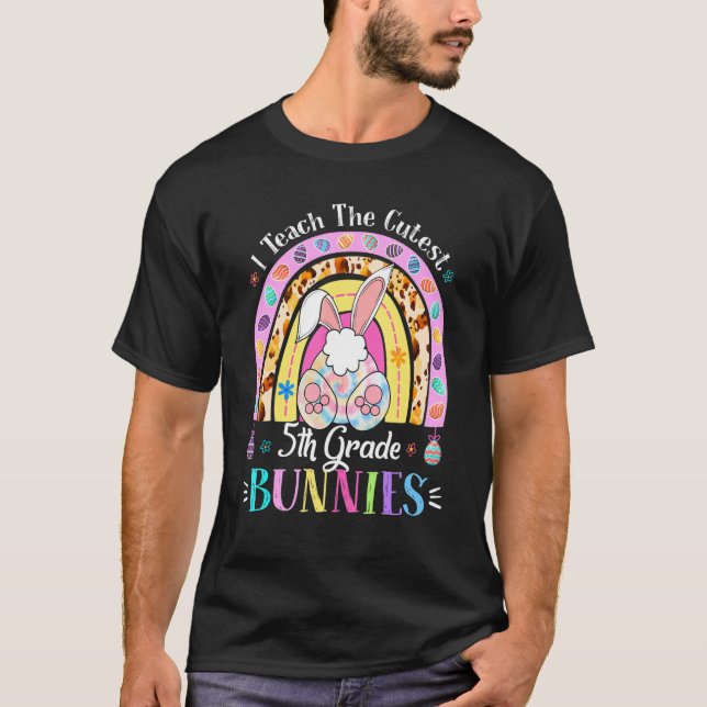 Camiseta Ensino O Colar De Professores De 5 Da Classe Mais  (Frente)