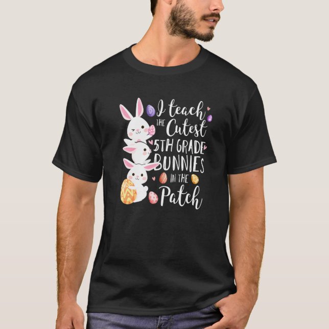 Camiseta Ensino O Colar De Professores De 5 Da Classe Mais  (Frente)