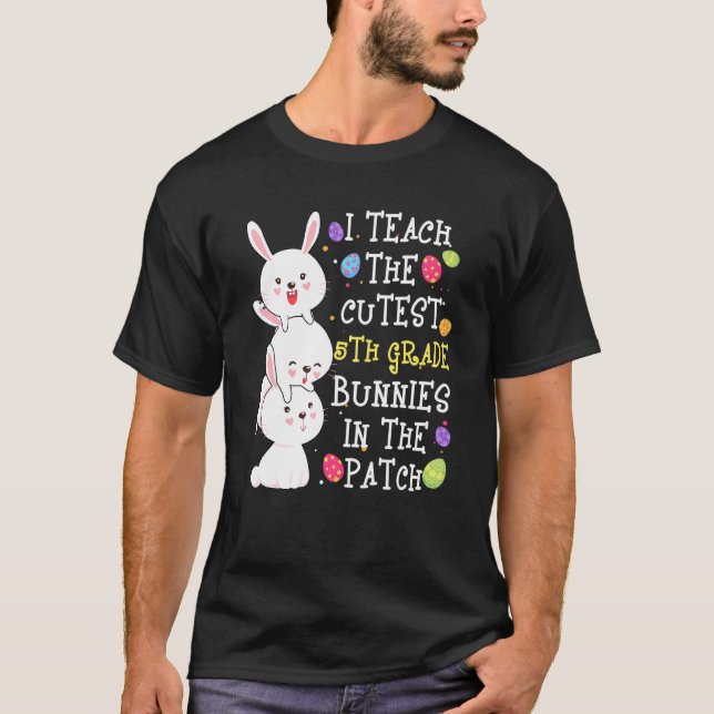 Camiseta Ensino O Colar De Professores De 5 Da Classe Mais  (Frente)