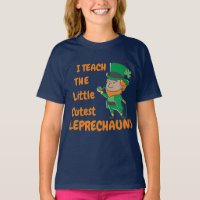 Ensino O Pequeno Leprechaun Mais Bastante, São Pat