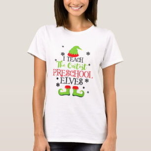 Camiseta Ensino O Professor De Natal Mais Capaz De Elfos