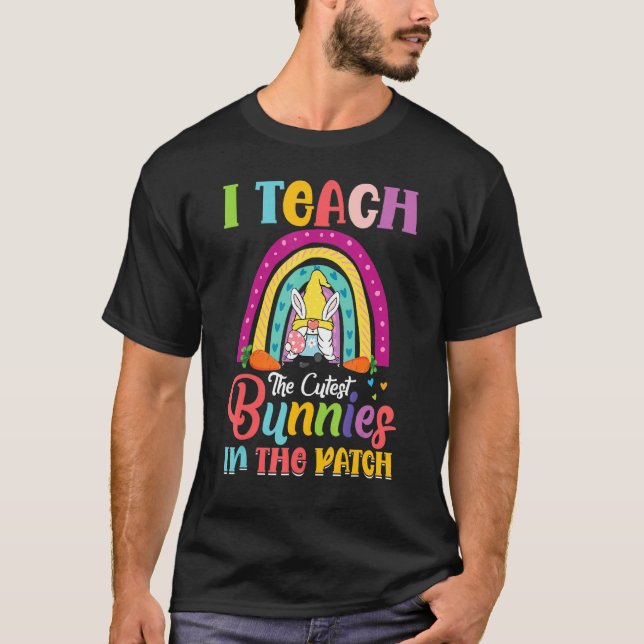 Camiseta Ensino Os Coelhinhos Mais Bons Para Professores 2 (Frente)