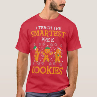 Camiseta Ensino Os Cookies Mais Inteligentes De Prek Antes