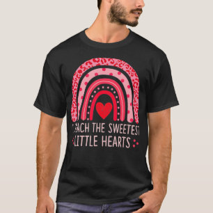 Camiseta Ensino Os Corações Mais Doces Do Rainbow Valenti