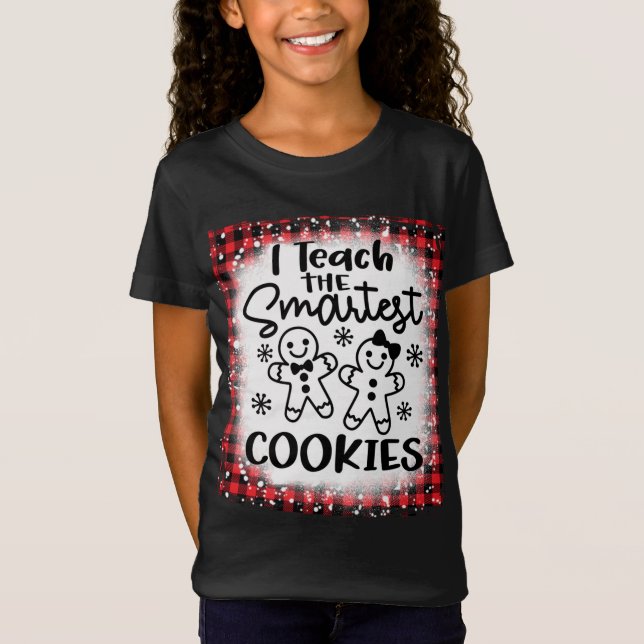 Camiseta Ensino Os Mais Inteligentes Cookies Gingerbis Prof (Frente)