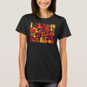 Camiseta Ensino Os Mais Pobres Perus Retro Thanksgivi