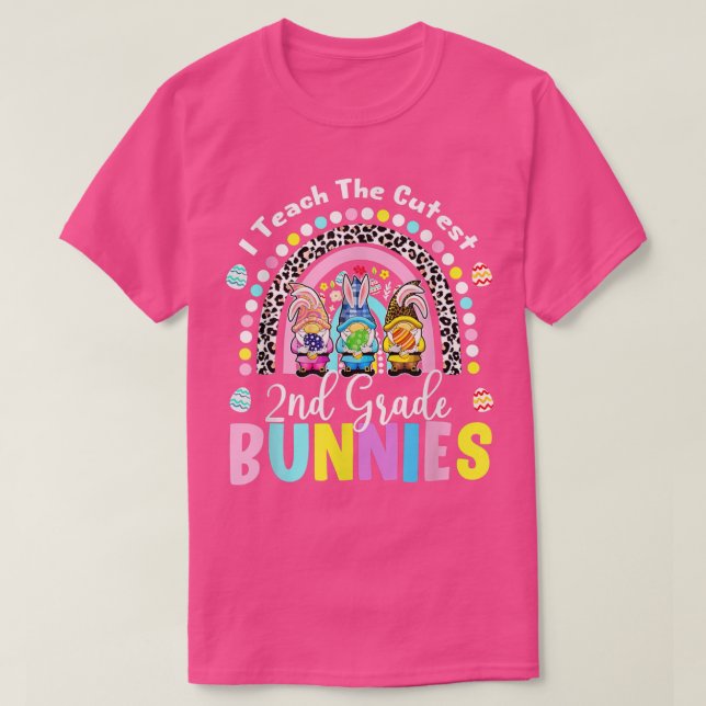 Camiseta Ensino os melhores coelhos do 3º grau (Frente do Design)