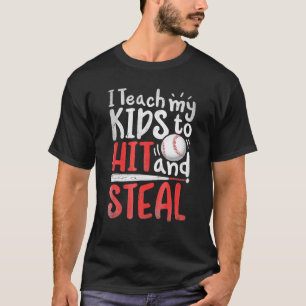 Camiseta Ensino Os Meus Filhos A Atacar E Roubar A Mãe Pai