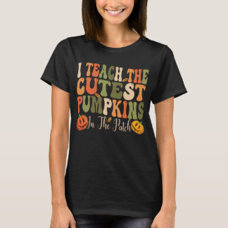 Camiseta Ensino Os Pumpkins Mais Bonitos Do Professor De Pa