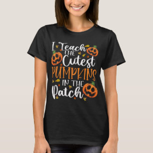Camiseta Ensino Os Pumpkins Mais Bonitos Do Professor De Pa