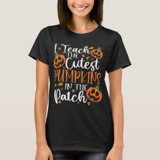 Camiseta Ensino Os Pumpkins Mais Bonitos Do Professor De Pa