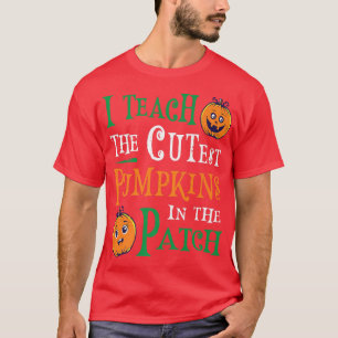 Camiseta Ensino Os Pumpkins Mais Bonitos No Dia Das Bruxas