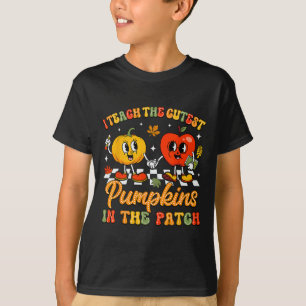 Camiseta Ensino Os Pumpkins Mais Bonitos No Ensino Do Patch
