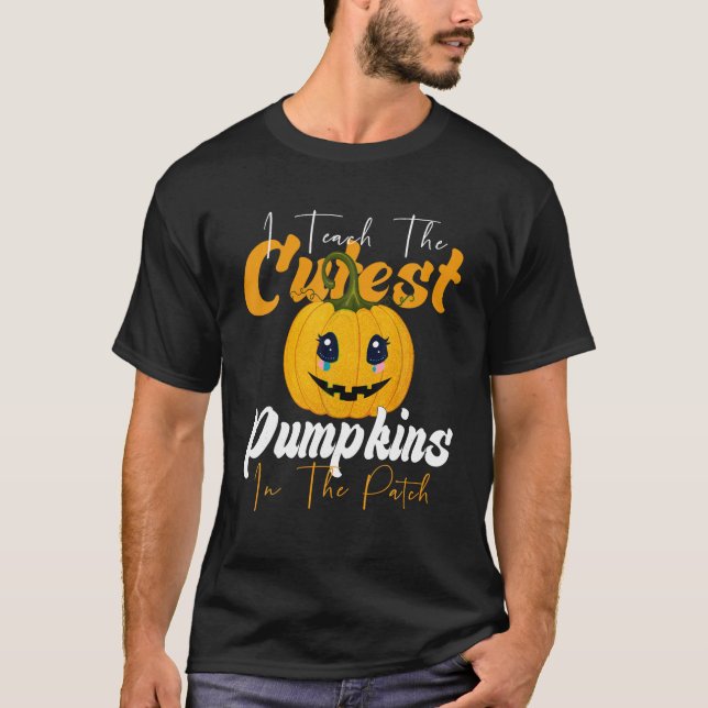 Camiseta Ensino Os Pumpkins Mais Bonitos No Ensino Superior (Frente)