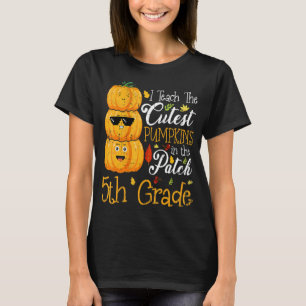 Camiseta Ensino Os Pumpkins Mais Bonitos No Patch 5