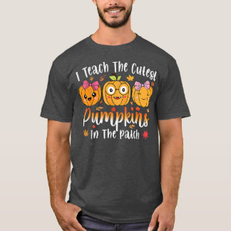 Camiseta Ensino Os Pumpkins Mais Bonitos No Professor De Pa