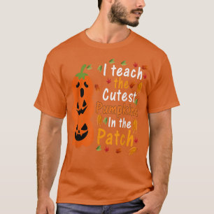 Camiseta Ensino Os Pumpkins Mais Bonitos No Professor De Pa