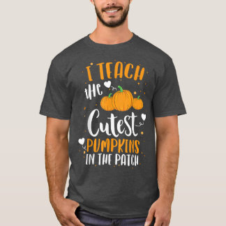 Camiseta Ensino Os Pumpkins Mais Bonitos No Professor De Pa